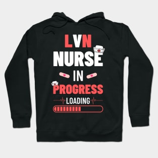 LVN Nurse In Progress Nursing School Future Nurse Apperctior Hoodie